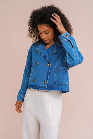 Light blue denim